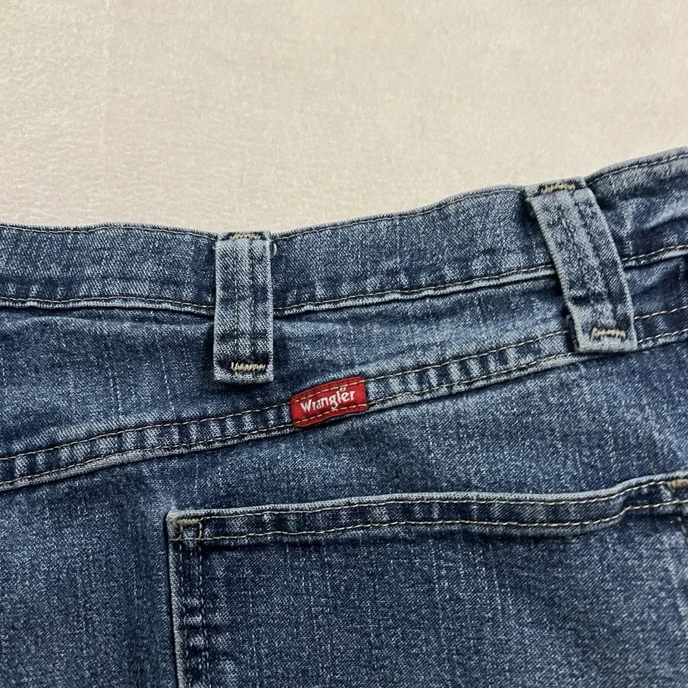 Vintage Wrangler Carpenter Denim Jeans Men's Size 38x30 Straight Leg Loop Work